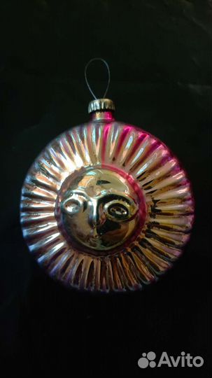 Солнце Прожектор Шишки елочные игрушки СССР