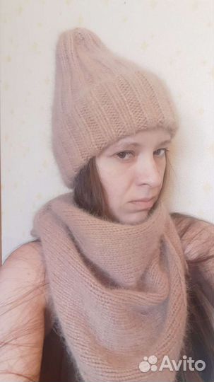 Шапка из пуха норки