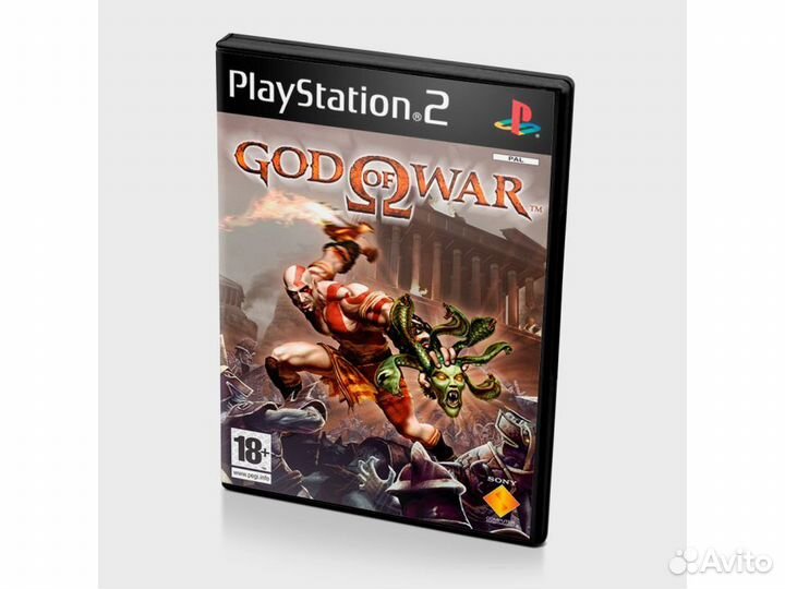 God of War Platinum, б/у, английский (PS2)