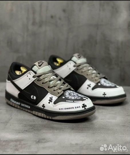 Кроссовки мужские Nike SB Dunk Low Chrome Hearts