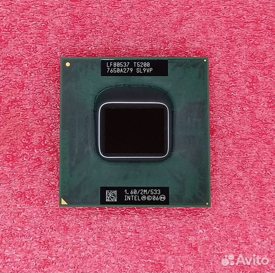 Процессор ноутбука Intel Core2 Duo T5200 Socket M