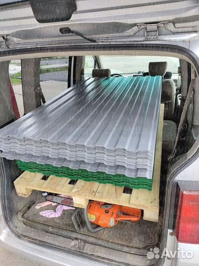 Профнастил пэт экологичный заводской пластмас. h-9