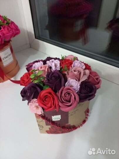 Мыльные розы букеты