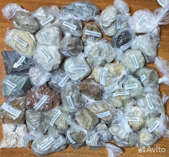 Природный мел и глина, набор «Пробники»