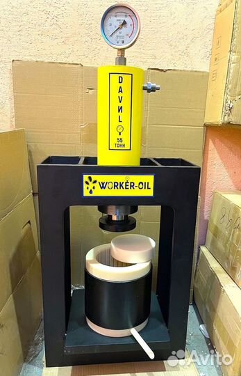 Маслопресс черный worker-OIL 55 тонн гидравлика