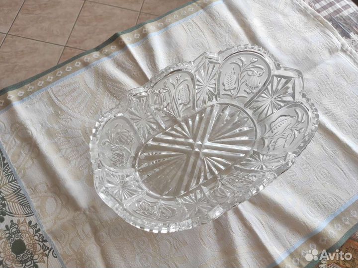 Ваза хрустальная СССР