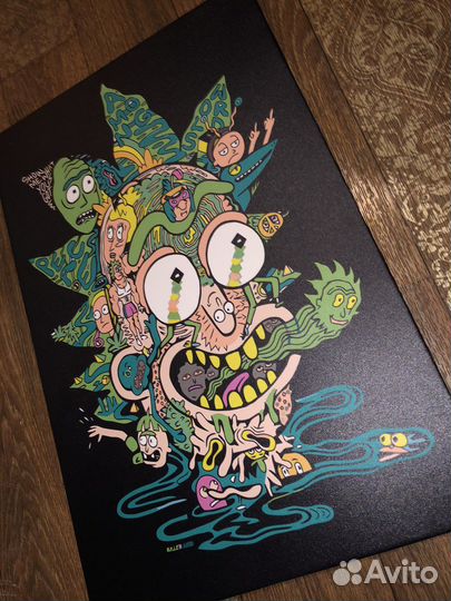 Картина рик и морти