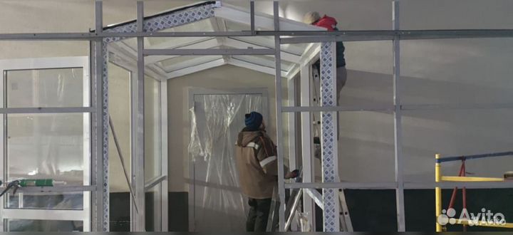 Изготовление алюминиевых витражей, окон, дверей