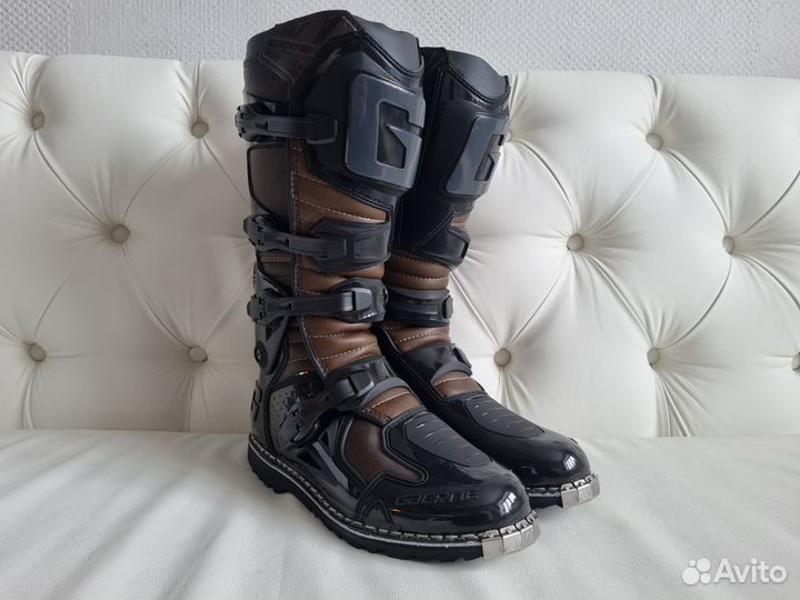 Мотоботы Gaerne Fastback Эндуро подошва Коричневые