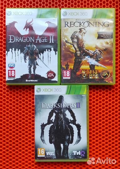 Dragon Age, Darksiders,Kingdom Amalur для Xbox 360