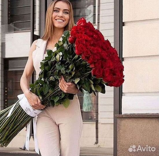 Высокие розы Гигантские розы Доставка цветов