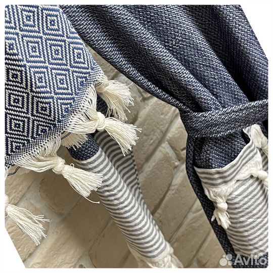 Халат женский с капюшон и полотенце Пештамаль