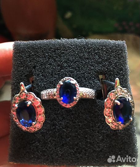 Серебро 925 пробы,серьги и кольцо