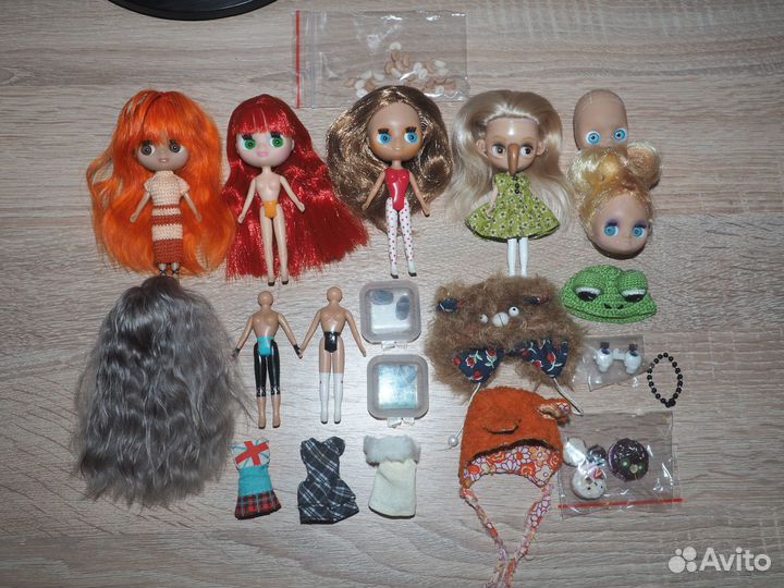 Лот куклы Blythe Petite, littlest pet shop