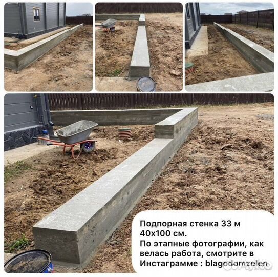 Отмостка,дренаж,дорожки, площадки,газон