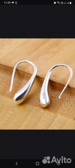 Серьги капельки