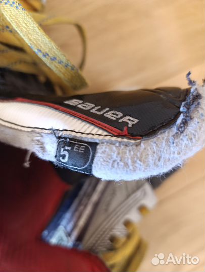 Хоккейные коньки bauer vapor 1x, размер 5ee