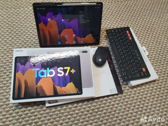 Samsung galaxy tab s7 plus lte, клавиатура и мышка