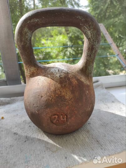 Гиря 24 кг СССР