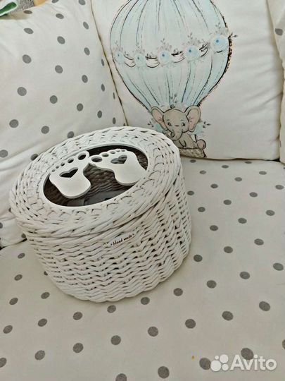 Корзина плетëная. Шкатулка