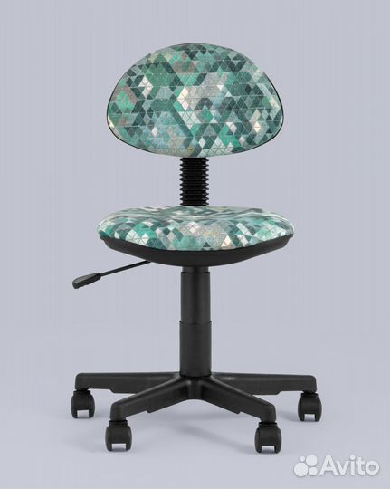 Кресло компьютерное детское умка абстракция зелены