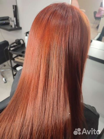 Кератиновое выпрямление волос
