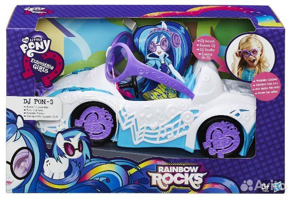 Кукла my little pony equestria girls с машиной