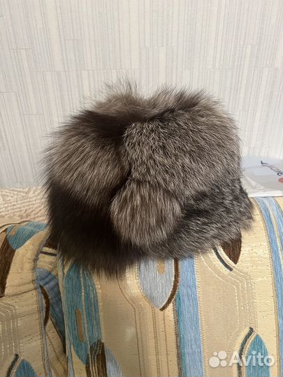 Шапка новая женская из чернобурки