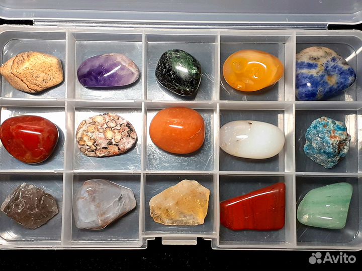 Коллекция минералов натуральных