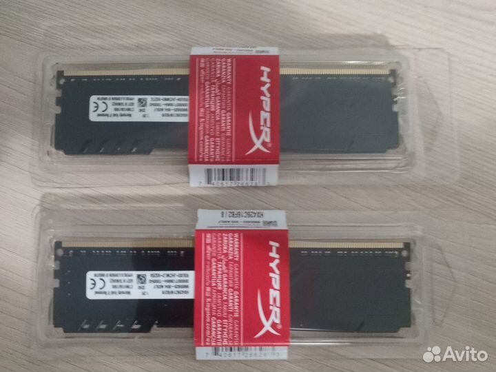 Оперативная память ddr4 hyperx fury 8gb