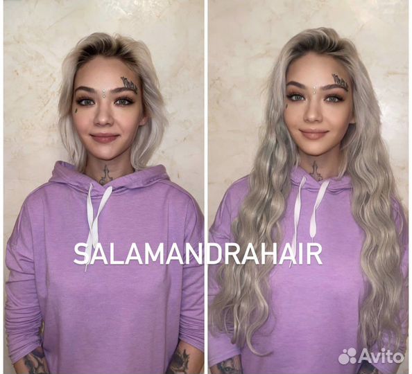 Голливудское наращивание волос