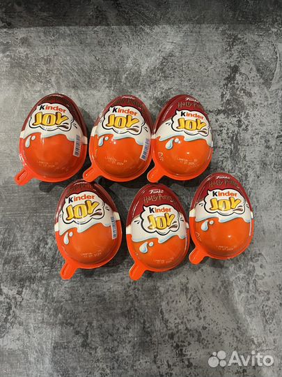 6 штук заказ набор Kinder Joy Harry Potter