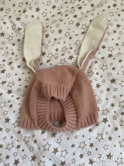 Шапка шлем Зайка