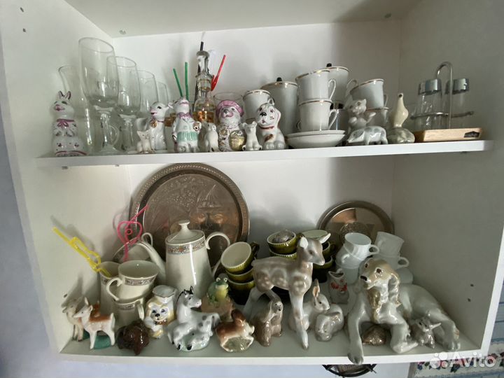 Статуэтки лфз, дулево, посуда СССР