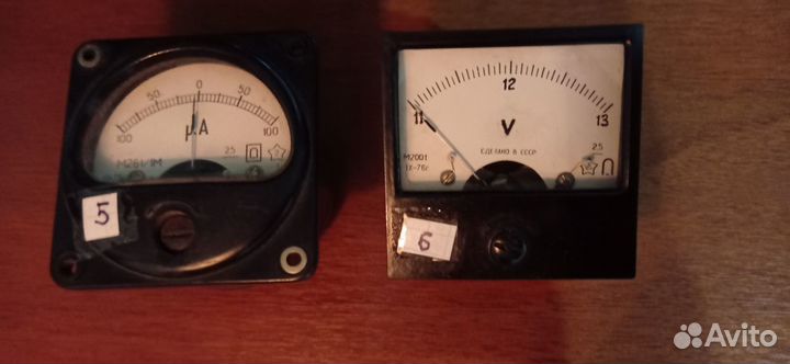 Измерительные головки (мкА, V)