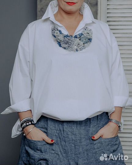 Колье, ожерелье, чокер бохо из ткани