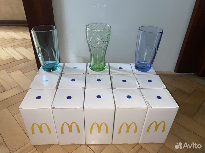Стаканы макдональдс и кока кола новые