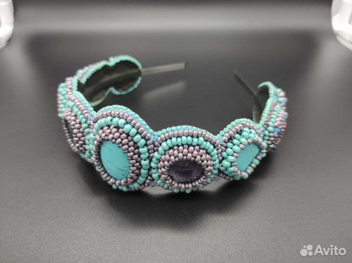 Ободок для волос ручной работы