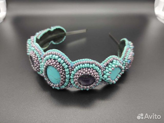 Ободок для волос ручной работы