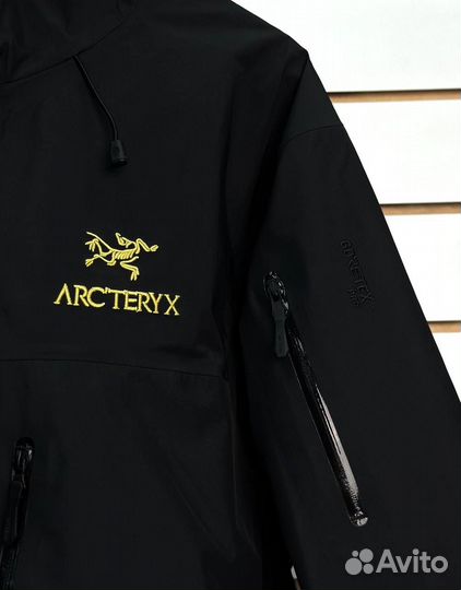 Arcteryx ветровка черная весна/осень