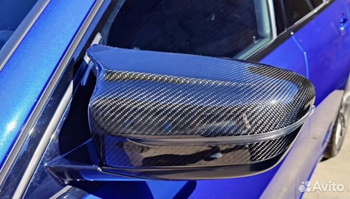 Накладки на зеркала bmw G20/G30 М-стиль карбон
