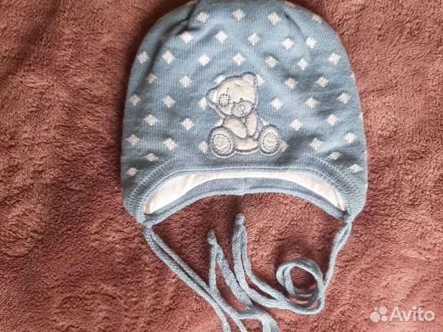 Шапка для мальчика на новорожденного