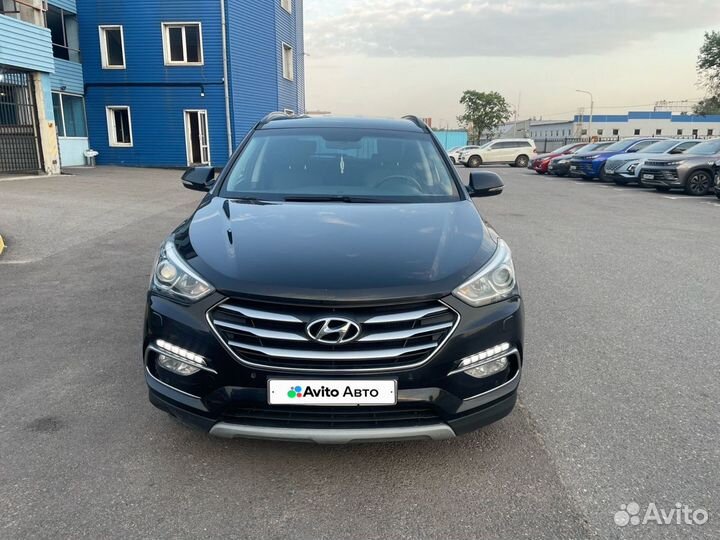 Hyundai Santa Fe 2.2 AT, 2017, 82 189 км