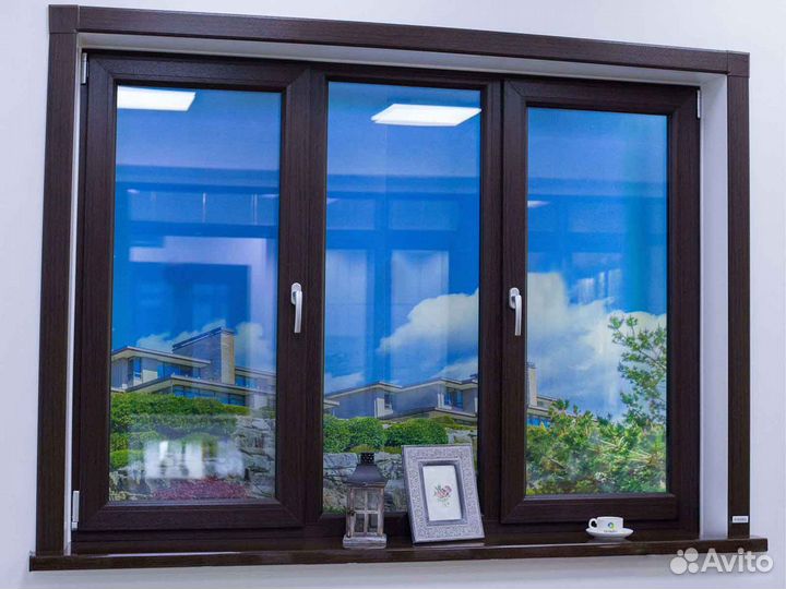 Ремонт окон, стеклопакет мультифункциональный RAL33433