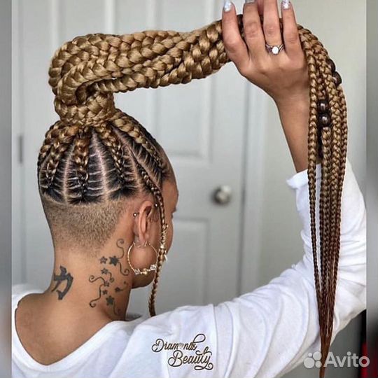 Заплести афро косички