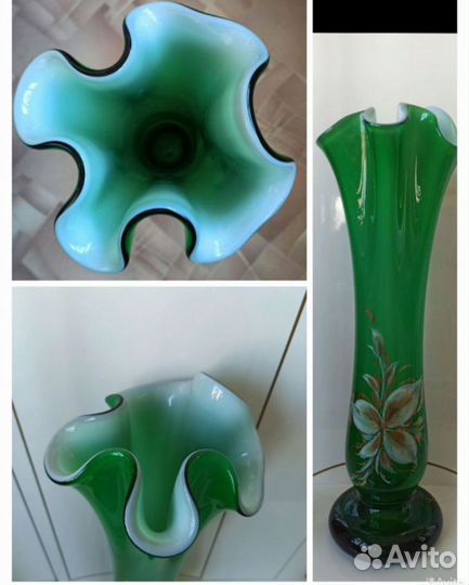 Ваза двухслойное стекло