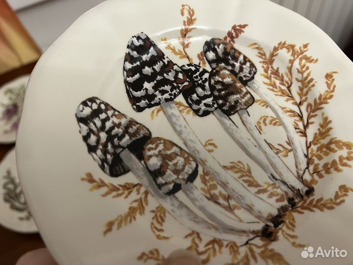 Gien сервиз Франция фаянс серия Chanterelle