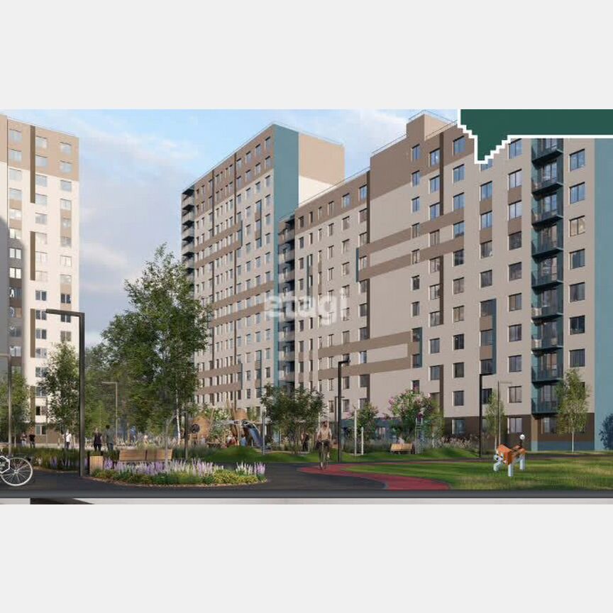 Квартира-студия, 23,3 м², 7/16 эт.