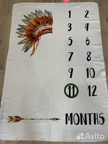 Фотоплед для новорожденных. Ми-ми плед