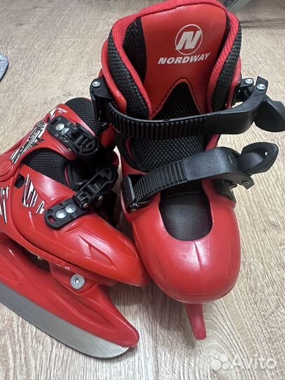 Коньки детские раздвижные 27-30